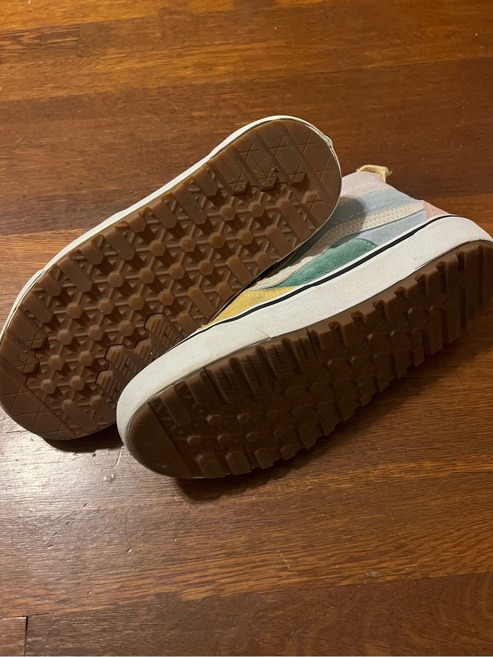 Vans Multi-Color Pastel High-Top Sneakers - Picture 5 of 6